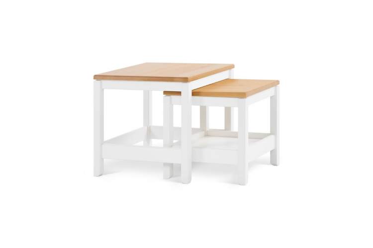 Комплект столиков КОДЗУВ Белый/Светло-коричневый-5