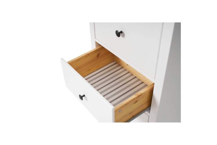 Комод КЫМОР 5 ящиков Белый-8