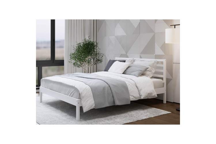 Кровать ТИРАНА 140х200 Белый-3
