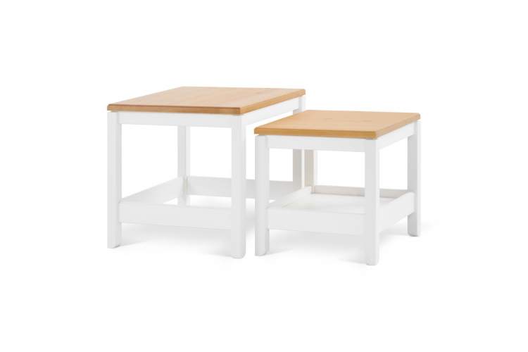 Комплект столиков КОДЗУВ Белый/Светло-коричневый-6