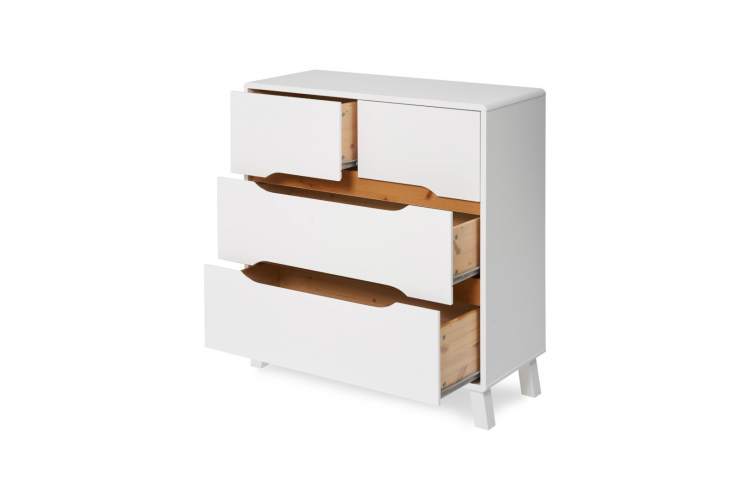 Комод ВАЛЬО 4 ящика Белый-19