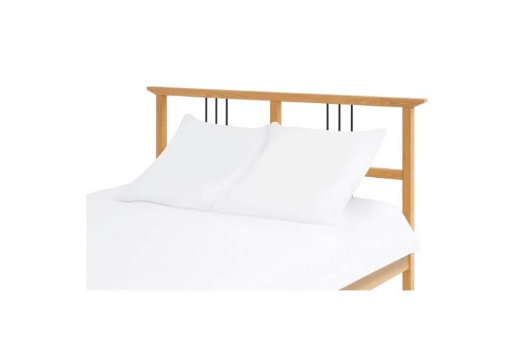 Кровать ВОЙВЫВ 140x200 Светло-коричневый-8