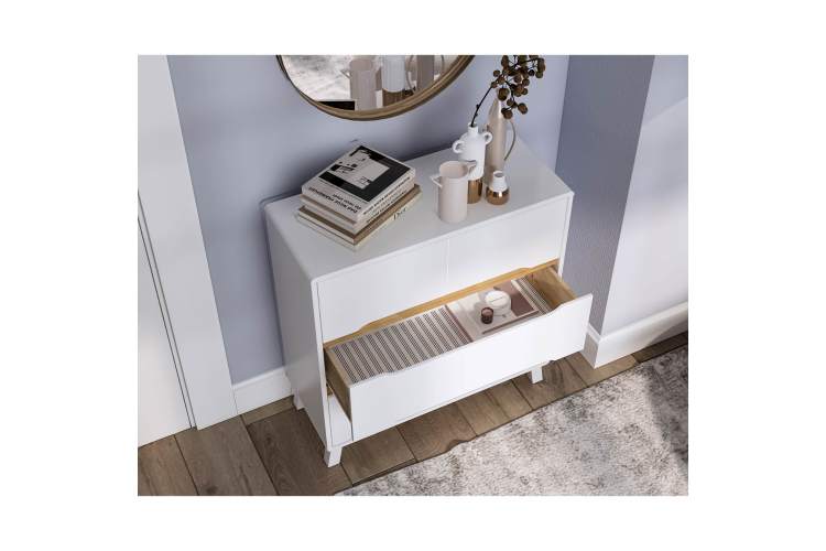 Комод ВАЛЬО 4 ящика Белый-8