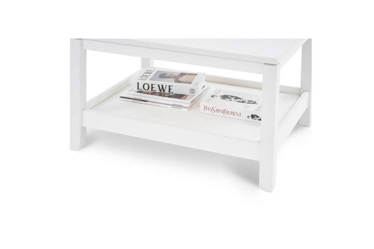 Журнальный стол КОДЗУВ 75x60 Белый-7