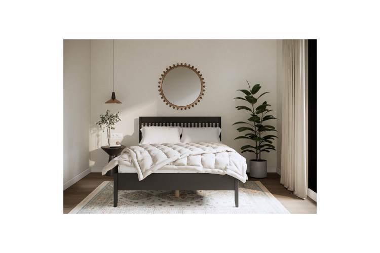 Кровать ИЛЕКСА 140х200 Черный-3