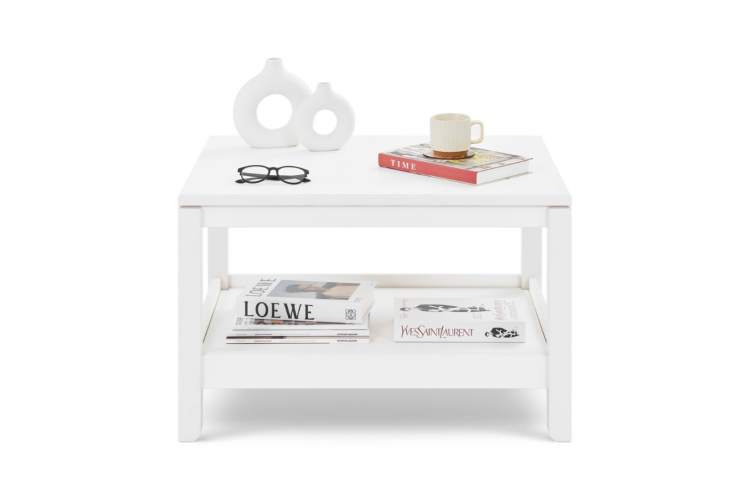 Журнальный стол КОДЗУВ 75x60 Белый-1