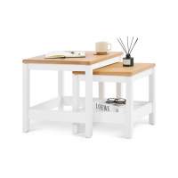 Комплект столиков КОДЗУВ Белый/Светло-коричневый