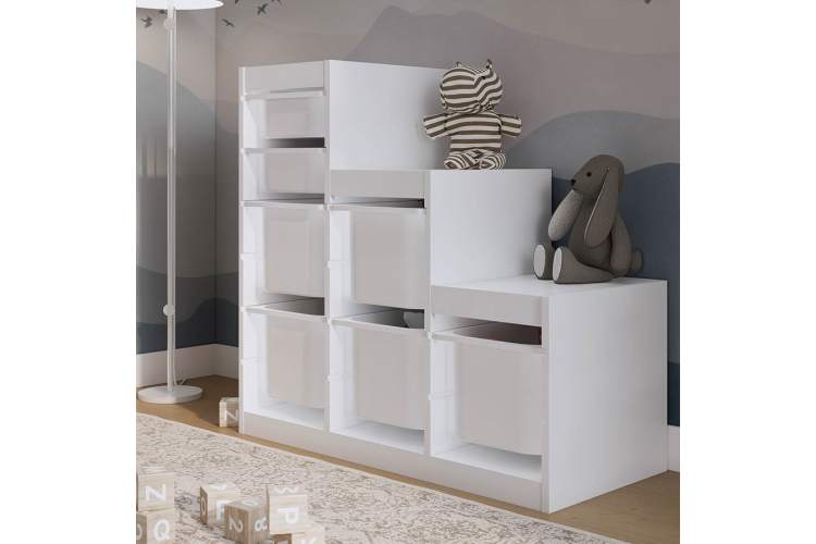 Каркас стеллажа СЫНОД 94х91х44 Белый-2