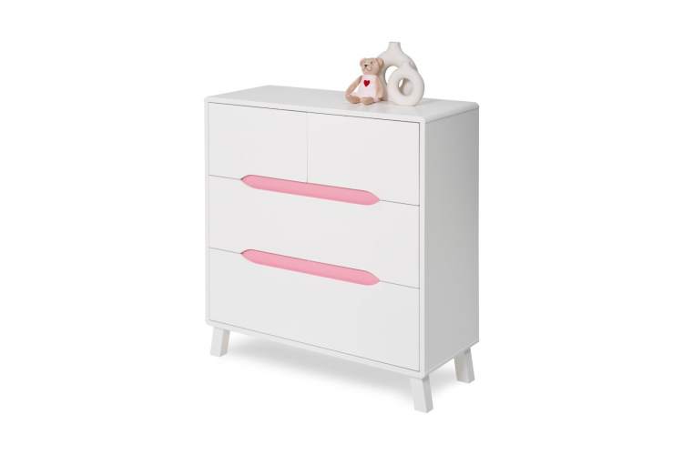 Комод ВАЛЬО 4 ящика Белый-11