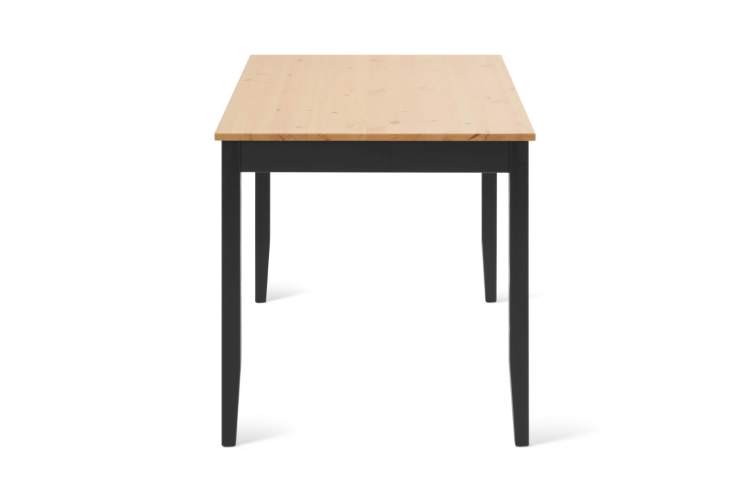 Стол обеденный ЛЫМ 118x74 Черный/Светло-коричневый-6