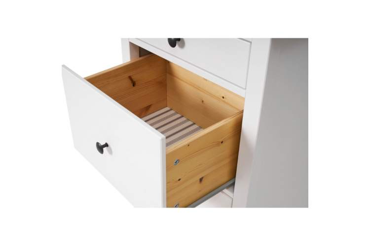 Комод КЫМОР 5 ящиков Белый-7