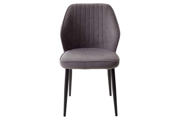 Стул VENA, цвет B28 Темно-серый, велюр / черный каркас М-City-6