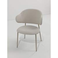 Стул SIENA MOHAIR-103 светлый латте, ткань / шампань, ®DISAUR