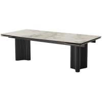 Стол АДАЖИО 240 (320) см PANDORA, керамика / Черный каркас М-City