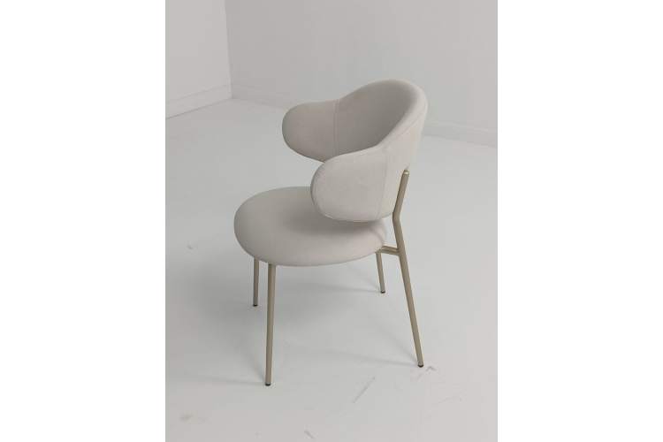 Стул SIENA MOHAIR-103 светлый латте, ткань / шампань, ®DISAUR-1