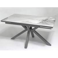 Стол Кентукки ЛАЙТ 140 PANDORA LIGHT, керамика / ЛАТТЕ, М-City