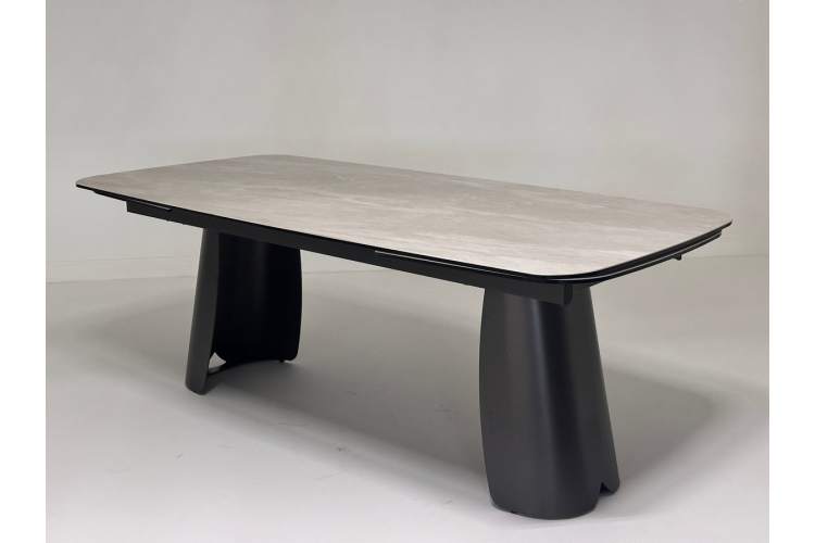 Стол KENT 200 TL-109, испанская керамика / Темно-серый каркас, ®DISAUR