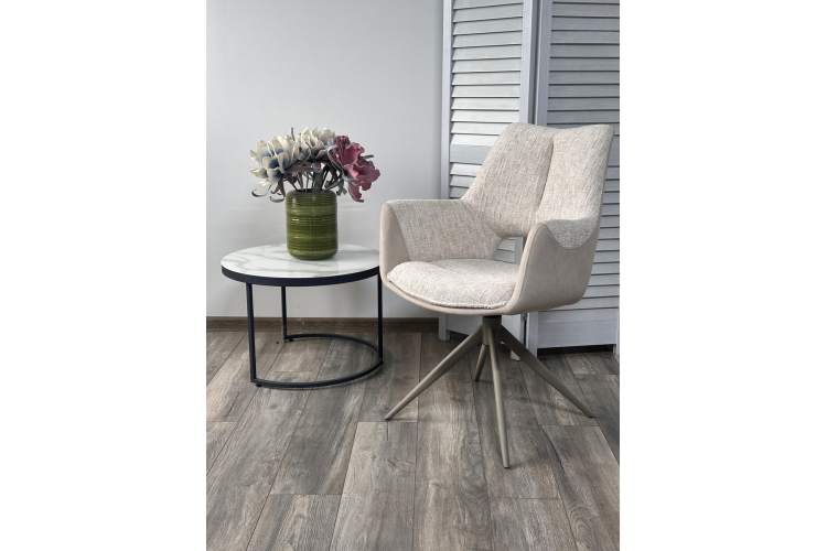 Стул DAVEN 360 град. поворот. RIELY-111 / G1038-101 Кремовый / Латте, ®DISAUR