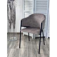 Стул ДИЛЛ, цвет Lana 30 коричневый, ткань / черный каркас М-City Стул ДИЛЛ, цвет Lana 30 коричневый, ткань / черный каркас М-City