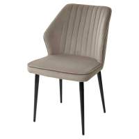 Стул SEATTLE-V ЛАТТЕ #25, велюр / черный каркас М-City Стул SEATTLE-V ЛАТТЕ #25, велюр / черный каркас М-City