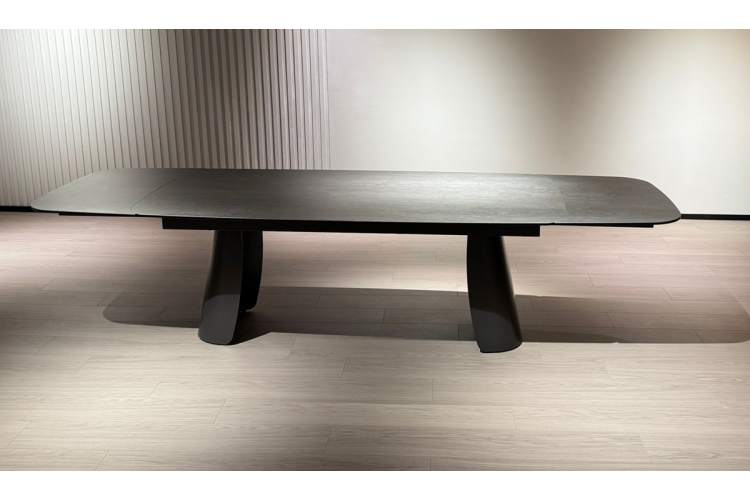 Стол KENT 200 TL-109, испанская керамика / Темно-серый каркас, ®DISAUR-1