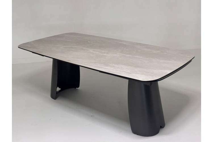 Стол KENT 200 TL-109, испанская керамика / Темно-серый каркас, ®DISAUR-2