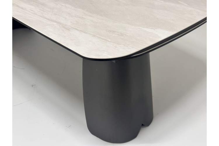 Стол KENT 200 TL-109, испанская керамика / Темно-серый каркас, ®DISAUR-4