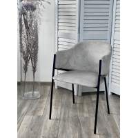 Стул ДИЛЛ, цвет Lana 80 серый, ткань / черный каркас М-City Стул ДИЛЛ, цвет Lana 80 серый, ткань / черный каркас М-City