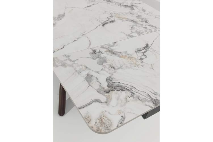 Стол EDER 160 GLOSS COLD JADE SOLID CERAMIC / Орех, ®DISAUR-3