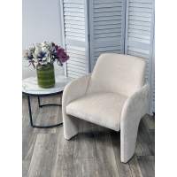 Кресло CUBE AT5139-09 Св. бежевый, ткань/каркас металл в тканевой обивке AT5139-09 ®DISAUR