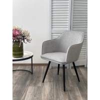 Стул FORT 360 град. поворот. NS10 Серый, букле / черный каркас, М-City