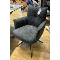 Стул Стул JOSEF 360 град. поворот. HAGA-74 Зеленый, ткань / HJ002-18 Зеленый, PU / черный каркас, ®DISAUR Стул Стул JOSEF 360 град. поворот. HAGA-74 Зеленый, ткань / HJ002-18 Зеленый, PU / черный каркас, ®DISAUR