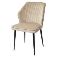 Стул SEATTLE-V БЕЖЕВЫЙ #5, велюр / черный каркас М-City Стул SEATTLE-V БЕЖЕВЫЙ #5, велюр / черный каркас М-City