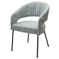 Стул SNUG 3018-04 мятный, шенилл / черный каркас, ®DISAUR