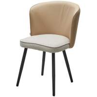 Стул МОНЕ ROVENA IVORI ткань / ORAKUL 130 экокожа / Черный каркас M-City Стул МОНЕ ROVENA IVORI ткань / ORAKUL 130 экокожа / Черный каркас M-City