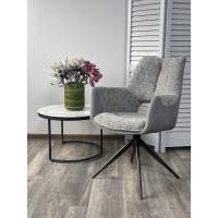 Стул DAVEN 360 град. поворот. RIELY-450 / G1038-04 Серый /Темно-серый, ®DISAUR