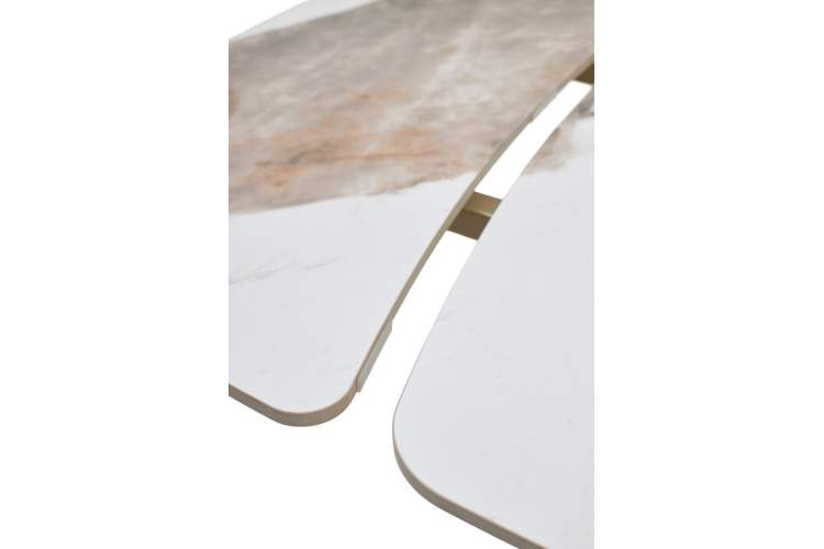 Стол ALATRI 120 GLOSS LUXURY PANDORA SOLID CERAMIC / шампань, ®DISAUR-9