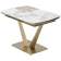 Стол ALATRI 120 GLOSS LUXURY PANDORA SOLID CERAMIC / шампань, ®DISAUR