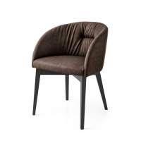 Стул ROSIE SOFT CB/1910, BCH P132 GRAPHITE/ VENICE S0G SOIL BROWN Стул ROSIE SOFT CB/1910, BCH P132 GRAPHITE/ VENICE S0G SOIL BROWN