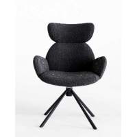 Стул VARDY 360 град.поворот. Brego-07 Серый, ткань/ 7525-180 Серый, велюр/Черный, ®DISAUR Стул VARDY 360 град.поворот. Brego-07 Серый, ткань/ 7525-180 Серый, велюр/Черный, ®DISAUR