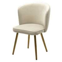 Стул МОНЕ ZIZI 002 Молочный, велюр / Золотой каркас M-City Стул МОНЕ ZIZI 002 Молочный, велюр / Золотой каркас M-City