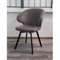 Стул ХИЛТОН 360 град., цвет B5 Капучино, велюр / черный каркас М-City Стул ХИЛТОН 360 град., цвет B5 Капучино, велюр / черный каркас М-City