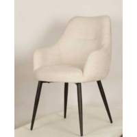 Стул STAMEN ткань DAVIS RETRO BLISS 85, цвет серый / черный каркас, ®DISAUR