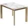 Стол CORNER 120 GLOSS LUXURY PANDORA SOLID CERAMIC / шампань, ®DISAUR