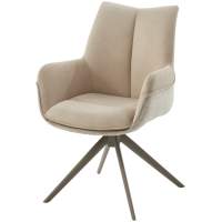 Стул PONTUS 360 град. поворот. RIELY-111 / PRESENT-120 Кремовый / Латте, ®DISAUR Стул PONTUS 360 град. поворот. RIELY-111 / PRESENT-120 Кремовый / Латте, ®DISAUR