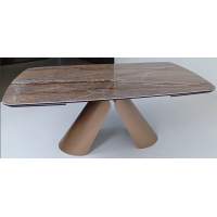 Стол CALDERON 180 GLOSS GRAND CORDILLERA керамика / бронзовый винтажный каркас, ®DISAUR