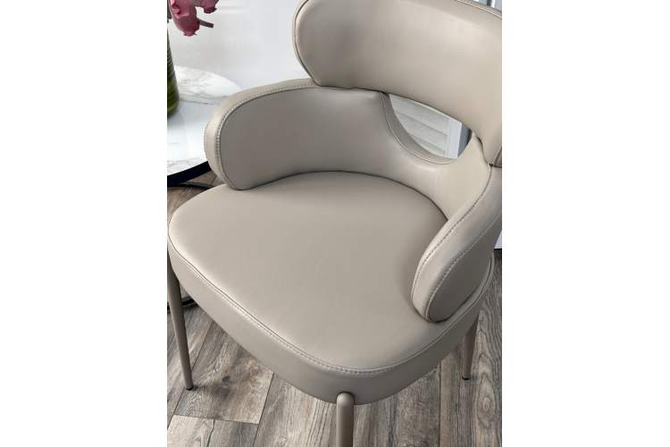 Стул VALTER HF017-09 Латте, экокожа / Латте каркас, ®DISAUR-2