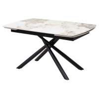 Стол RIVOLI 140 GLOSS LUXURY PANDORA SOLID CERAMIC / BLACK, ®DISAUR