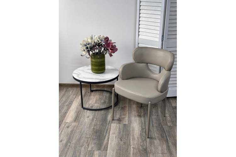 Стул VALTER HF017-09 Латте, экокожа / Латте каркас, ®DISAUR-1