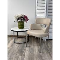 Стул VALTER HF017-02 Бежевый, экокожа / Латте каркас, ®DISAUR